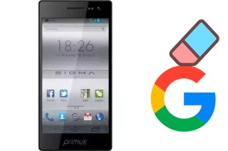 How to delete the Google account in PRIMUX Primux Sigma