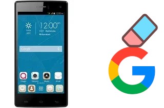 How to delete the Google account in QMobile Noir X550