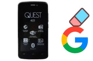 How to delete the Google account in Qumo QUEST 401