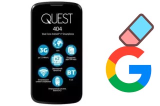 How to delete the Google account in Qumo Quest 404