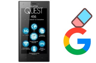 How to delete the Google account in Qumo Quest 456