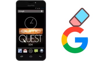 How to delete the Google account in Qumo Quest 504