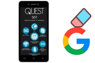 How to delete the Google account in Qumo Quest 507