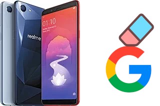 How to delete the Google account in Realme 1