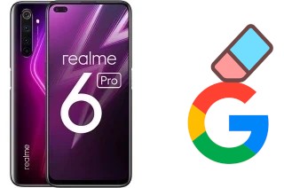 How to delete the Google account in Realme 6 Pro