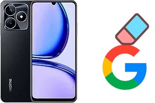 How to delete the Google account in Realme C53