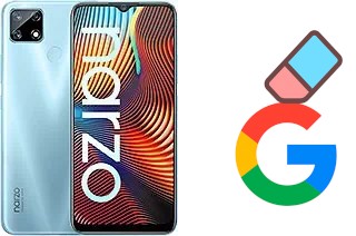 How to delete the Google account in Realme Narzo 20