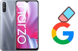 How to delete the Google account in Realme Narzo 20A