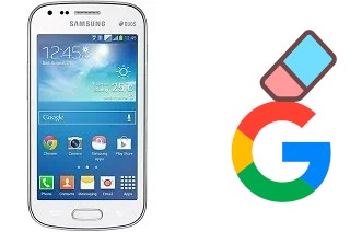 How to delete the Google account in Samsung Galaxy S Duos 2 S7582