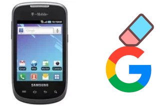 How to delete the Google account in Samsung Dart T499