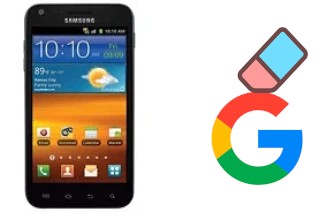 How to delete the Google account in Samsung Galaxy S II Epic 4G Touch