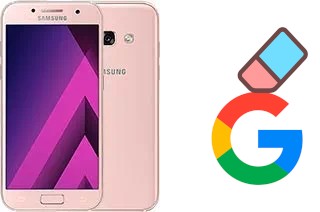 How to delete the Google account in Samsung Galaxy A3 (2017)