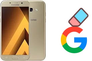 How to delete the Google account in Samsung Galaxy A5 (2017)