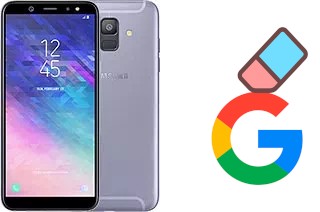 How to delete the Google account in Samsung Galaxy A6 (2018)