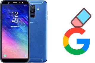 How to delete the Google account in Samsung Galaxy A6+ (2018)