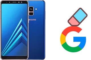 How to delete the Google account in Samsung Galaxy A8+ (2018)