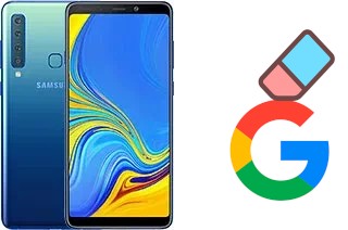 How to delete the Google account in Samsung Galaxy A9 (2018)