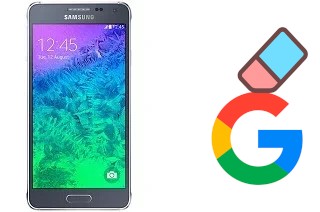 How to delete the Google account in Samsung Galaxy Alpha (S801)