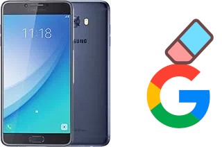 How to delete the Google account in Samsung Galaxy C7 Pro