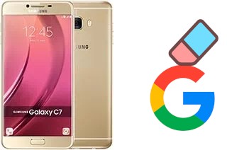 How to delete the Google account in Samsung Galaxy C7