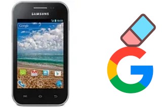 How to delete the Google account in Samsung Galaxy Discover S730M