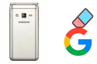 How to delete the Google account in Samsung Galaxy Folder 2