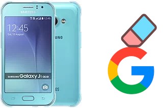 How to delete the Google account in Samsung Galaxy J1 Ace