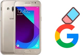 How to delete the Google account in Samsung Galaxy J2 (2017)