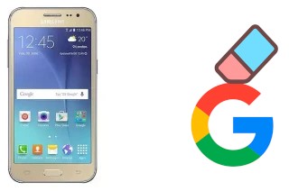 How to delete the Google account in Samsung Galaxy J2 DTV