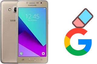 How to delete the Google account in Samsung Galaxy J2 Prime