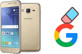 How to delete the Google account in Samsung Galaxy J2