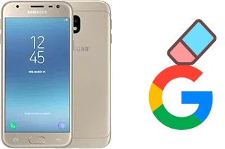 How to delete the Google account in Samsung Galaxy J3 (2017)