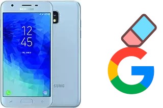 How to delete the Google account in Samsung Galaxy J3 (2018)