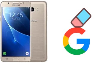 How to delete the Google account in Samsung Galaxy J7 (2016)