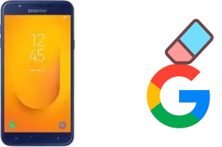 How to delete the Google account in Samsung Galaxy J7 Duo (2018)