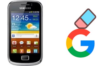 How to delete the Google account in Samsung Galaxy mini 2 S6500