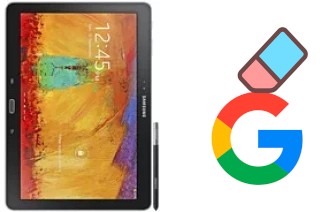 How to delete the Google account in Samsung Galaxy Note 10.1 (2014 Edition)