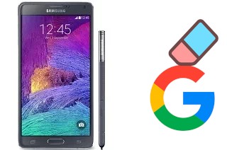 How to delete the Google account in Samsung Galaxy Note 4