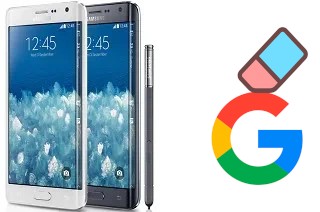 How to delete the Google account in Samsung Galaxy Note Edge