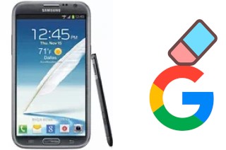 How to delete the Google account in Samsung Galaxy Note II CDMA