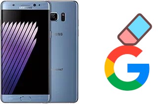 How to delete the Google account in Samsung Galaxy Note7