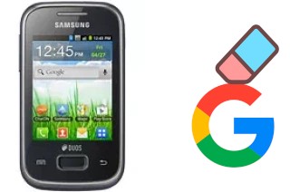 How to delete the Google account in Samsung Galaxy Pocket Duos S5302