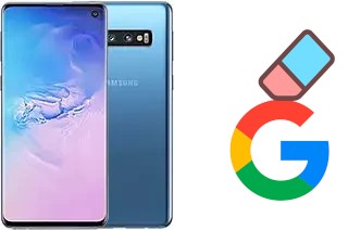 How to delete the Google account in Samsung Galaxy S10 SD855