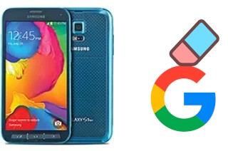 How to delete the Google account in Samsung Galaxy S5 Sport