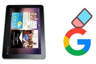 How to delete the Google account in Samsung P7500 Galaxy Tab 10.1 3G