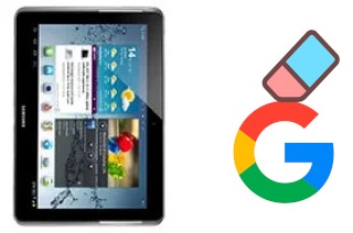 How to delete the Google account in Samsung Galaxy Tab 2 10.1 P5100