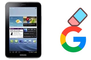 How to delete the Google account in Samsung Galaxy Tab 2 7.0 P3110