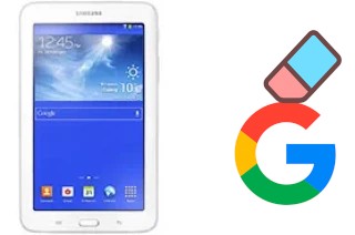 How to delete the Google account in Samsung Galaxy Tab 3 lite 3G