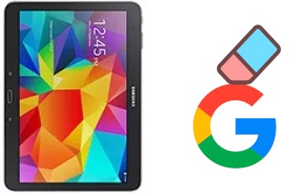 How to delete the Google account in Samsung Galaxy Tab 4 10.1 LTE