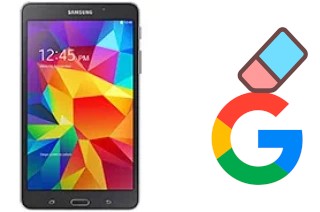 How to delete the Google account in Samsung Galaxy Tab 4 7.0